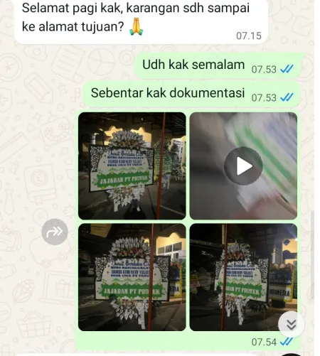 Pengiriman Papan Bunga Selamat Alam Jaya